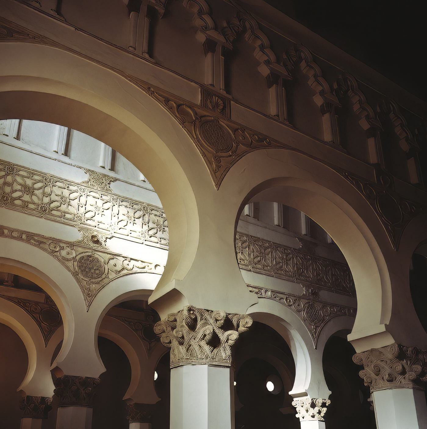 Santa Maria La Blanca Synagogue. Toledo. Spain.