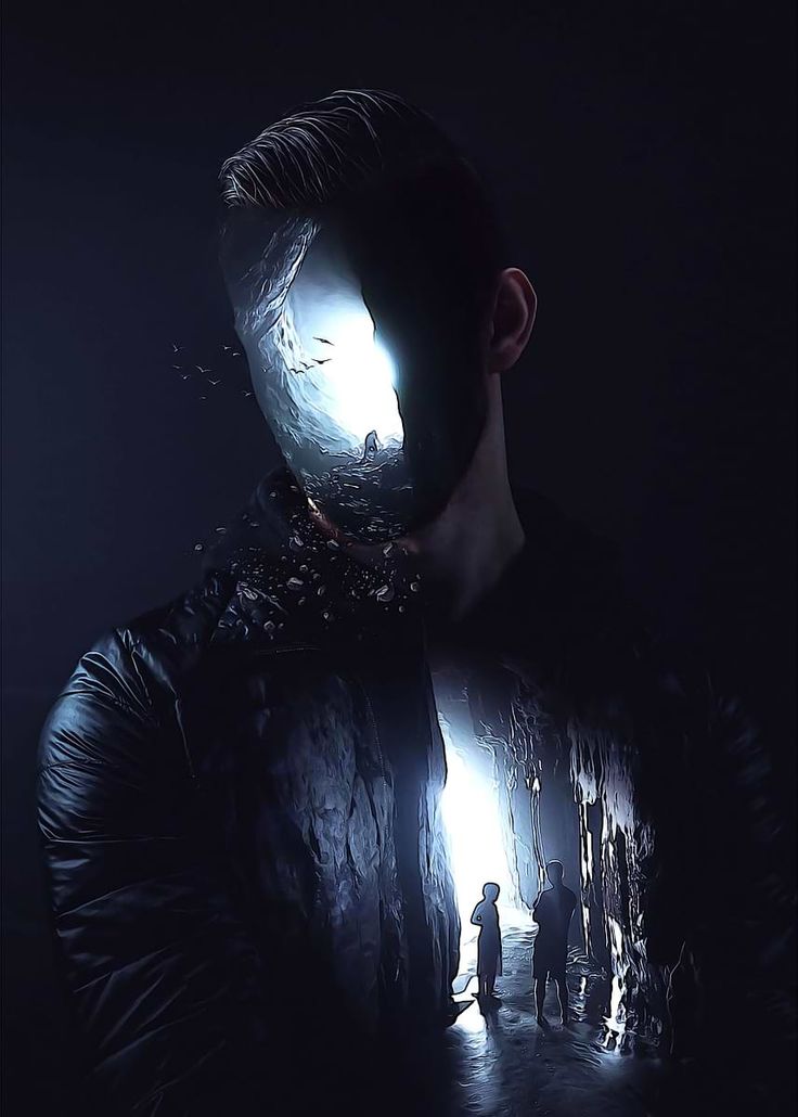 Faces abstract portrait series exploring human emotion through fragmented forms